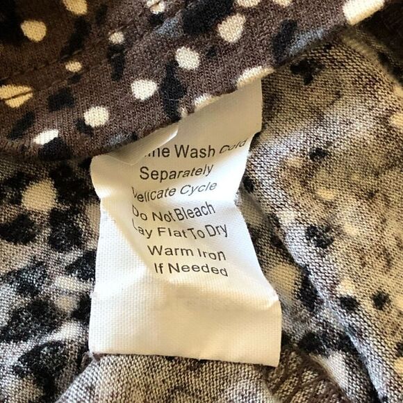 CAbi #658 Dappled Dots Normcore, Career Faux Wrap Dress Size M - Picture 10 of 16